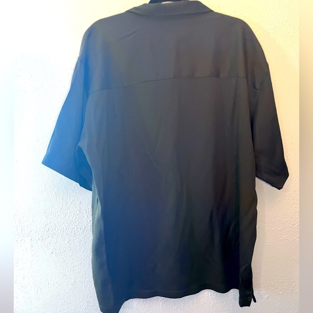 George Short Sleeve Shirt Mens XL 46-48 Business Button Up Casual Green - Picture 5 of 5